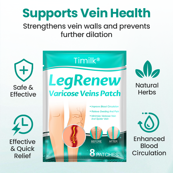 TimilkĀ® LegRenew Varicose Veins Patch