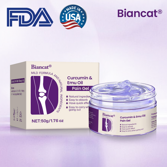 Biancat® Curcumin & Emu Oil Pain Gel – 🏥Backed by US Osteopathic Experts