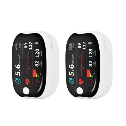 [Official Store] Bikenda® GlucoSense Laser Blood Glucose Monitoring Device ✅ Multi-Function Blood Sugar, Oxygen Saturation & Blood Pressure Measurement 👍🏻 99.9% Accuracy