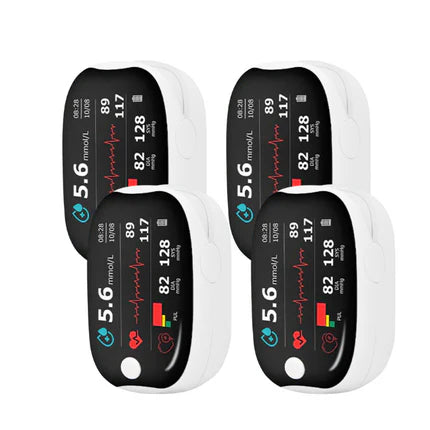 [Official Store] Bikenda® GlucoSense Laser Blood Glucose Monitoring Device ✅ Multi-Function Blood Sugar, Oxygen Saturation & Blood Pressure Measurement 👍🏻 99.9% Accuracy